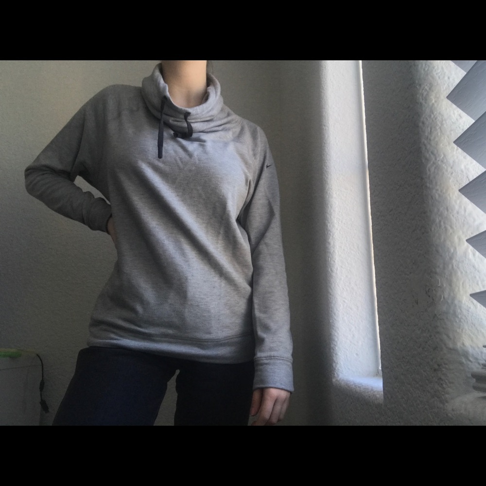cowl neck nike sweater